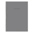 Тетрадь А4, 120 л., BRAUBERG, гребень, клетка, матовая ламинация, "Minimal