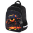 Ранец BRAUBERG QUADRO, 3 отделения, с брелком, Fire spider, 37х28х18 см, 273106