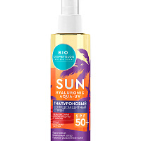 Арт.8752 Fito косметик "BioCosmetolog" Гиалуроновый Солнцезащитный СПРЕЙ SPF50, 190мл
