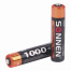 Батарейки аккумуляторные Ni-Mh мизинчиковые КОМПЛЕКТ 2 шт., AAA (HR03) 1000 mAh,
