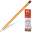Карандаш чернографитный KOH-I-NOOR 1500, 1 шт., F, корпус желтый, заточенный,