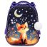 Ранец BRAUBERG ORIGINAL, 2 отделения, с брелком, "Dreaming fox",