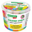 Мел в ведерке для рисования на асфальте 20 штук, 5 цветов, цветной круглый,