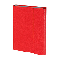 ЕЖЕДНЕВНИК С МАГНИТНЫМ КЛАПАНОМ, А5 "ВЕНЕЦИЯ" (КРАСНЫЙ)