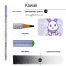 НАБОР ИЗ 5-ТИ КАРАНДАШЕЙ ЧЕРНОГРАФИТОВЫХ "Kawaii Animals. Заяц" НВ
