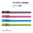 РУЧКА "SlimWrite.CREATIVE" ШАРИКОВАЯ 0.5 ММ, СИНЯЯ (4 цвета корпуса)