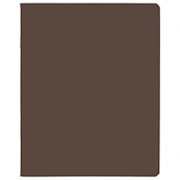 Тетрадь А5, 48 л., HATBER, скоба, клетка, Soft-touch ламинация, СОЛО "Шоколадный мусс", 092730, 48Т5лВ1