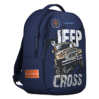 РЮКЗАК ЭРГОНОМИЧНЫЙ СУПЕРЛЕГКИЙ СИНИЙ "JEEP CROSS COUNTRY"