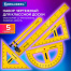 Набор чертежный для классной доски Classic (2 треугольника, транспортир,