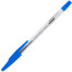Ручка шариковая STAFF "Basic BP-66 CLASSIC", СИНЯЯ, корпус прозрачный,