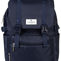 Рюкзак LOREX ERGONOMIC M16 GRAPHITE 28 л серо-син. 49,6х16х35,5 см 1 отд. молния, фастексы универс.