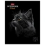 Тетрадь А5, 48 л., HATBER, скоба, клетка, матовая ламинация, 3D-лак, "Black