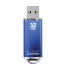 Флэш-диск 32 GB, SMARTBUY V-Cut, USB 2.0, металлический корпус, синий,