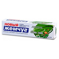 Зубная паста Новый Жемчуг Семь Трав, 100 мл