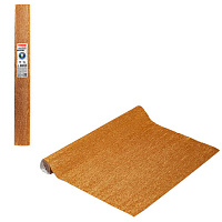 Бумага гофрированная (ИТАЛИЯ) 140 г/м2, медная (918), 50х250 см, BRAUBERG FLORE, 112599