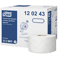 Бумага туалетная Tork Premium T2 2с мин бел170м 850л 110253/120243 12рул/уп штр.  7310791268491, 7322540676037