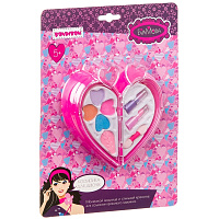 Набор детской декоративной косметики Bondibon Eva Moda, CRD 17,2х23 см, сердце, 2 отделения с тенями