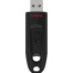 Флеш-диск 128 GB, SANDISK Cruzer Ultra, USB 3.0, черный, SDCZ48-128G-U46