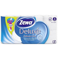 Туалетная бумага Zewa Delux, 8 шт