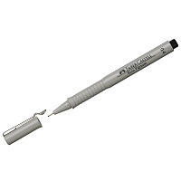 Ручка капиллярная Faber-Castell "Ecco Pigment" черная, 0,4мм. 166499
