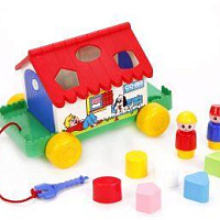 Каталка лог. Игровой дом, сетка 6202
