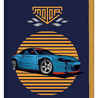 Папка для труда А4 Schoolformat SUPER CAR 325х230х25 пластик с клапаном для мальчиков