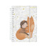 "CUTE JOURNAL" А6+,80 Л. НА ГРЕБНЕ С РЕЗИНКОЙ "ВОЛШЕБНЫЕ