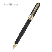 РУЧКА "MONACO.SPACE" ШАРИКОВАЯ 0.5 ММ, СИНЯЯ (черный корпус с глиттером)