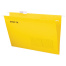 Подвесные папки A4/Foolscap (404х240мм) до 80л, КОМПЛЕКТ 10шт., желтые, картон,