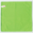 Салфетка для стекол и зеркал, гладкая микрофибра, 30х30 см, зеленая, ЛАЙМА,