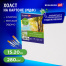 Холст на картоне (МДФ), 15х20 см, 280 г/м2, грунтованный, 100% хлопок, BRAUBERG