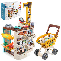Игровой набор Магазин с тележкой, 60х19х44, коробка