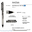 РУЧКА "ArtClick.Человекозебра" ШАРИКОВАЯ, 0.5 ММ, СИНЯЯ