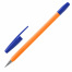 Ручки шариковые BRAUBERG "M-500 ORANGE", НАБОР 4 шт., СИНИЕ, узел 0,7
