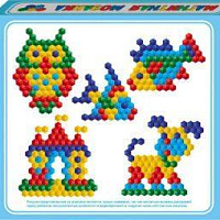 мозаика магнитная шестигранная 20/5цв/ 175шт 00959