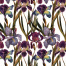 УПАКОВОЧНАЯ БУМАГА "FLORA. ИРИСЫ", 70 х100 см