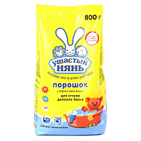 Детский стиральный порошок Ушастый НЯНЬ С первых дней жизни, 800 г