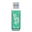 Флэш-диск 16 GB, SMARTBUY Glossy, USB 2.0, зеленый, SB16GBGS-G