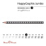 КАРАНДАШ ЧЕРНОГРАФИТОВЫЙ "HappyGraphix Jumbo. Монохром. Клетка" 4В,