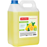Мыло жидкое OfficeClean "Professional. Лимон" прозрачное, канистра, 5л 247031/А