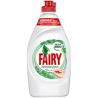 Средство для мытья посуды Fairy "Нежные руки. Чайное дерево и мята", 0,45л: 81574478 штр.: 8001090016959