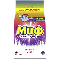 Порошок стиральный МИФ автомат 3в1 Свежий цвет, 6кг.