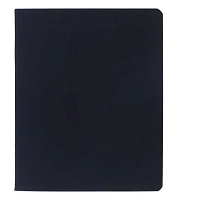 Тетрадь А5, 48 л., HATBER скоба, линия, Soft-touch ламинация, СОЛО "Черный бархат", 092752, 48Т5лВ2