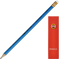 Карандаш чернографитный KOH-I-NOOR 1372 ORIENTAL с ластиком Чехия штр.  8593539008507, 8593539115373, 8593539121725, 8593539121732, 8593539121749, 8593539121756, 8593539121763, 8593539121770, 8593539166757, 8593539166764