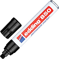 Маркер перманентный EDDING E-850/1 черный 5-16мм клиновид. наконеч. штр.  4004764054275