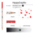 КАРАНДАШ ЧЕРНОГРАФИТОВЫЙ "HappyGraphix" ЕНОТ НА КАЧЕЛЯХ НВ