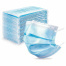 Маски одноразовые КОМПЛЕКТ 50 шт. медицинские 3-х слойные голубые (фильтр