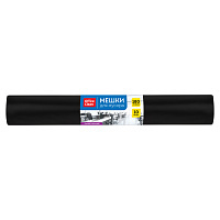 Мешки для мусора 180л OfficeClean ПВД, 90*110 см, 65 мкм, 10 шт., особо прочные, черные, в рулоне