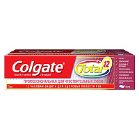 Зубная паста Colgate Total 12, Профессиональная для чувствительных зубов, 75 мл