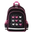 Рюкзак ПИФАГОР SCHOOL, 1 отделение, 3 кармана, "Tic-tac-love",